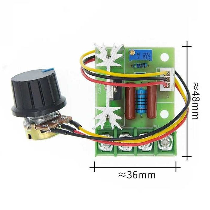 Moduł regulatora napięcia,ściemniacza itp.230V 2000W wersja B