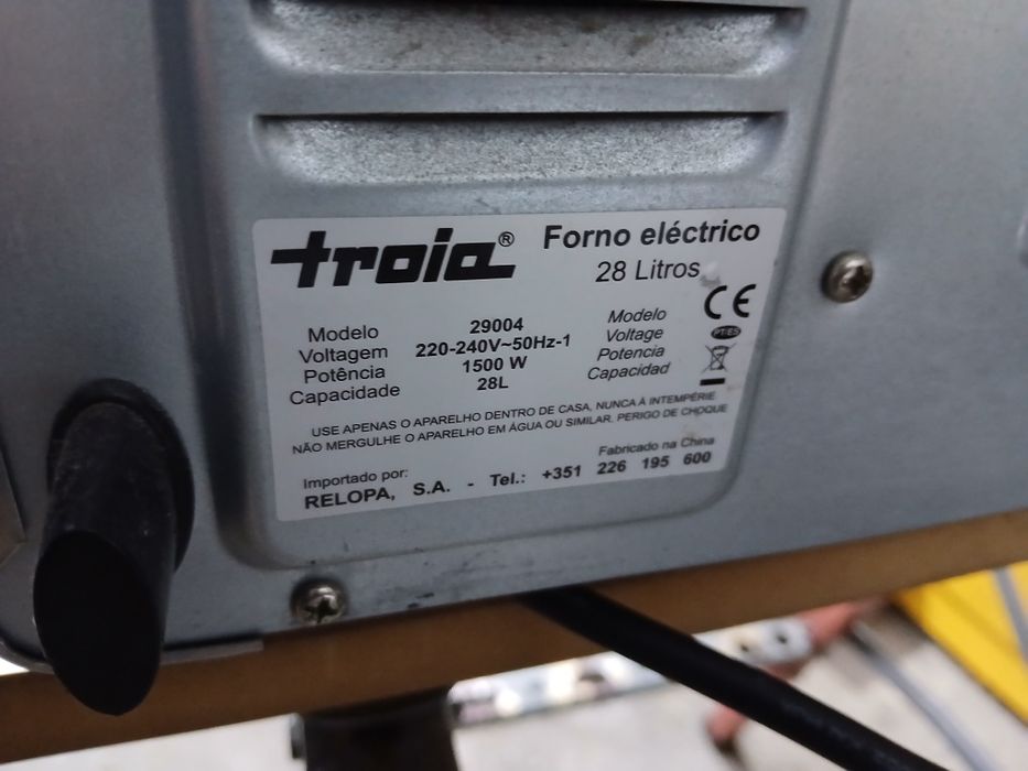 Forno de bancada Troia