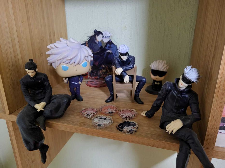 Аніме Магічна битва фігурки Годжо-сатору та Гето-сугуру Jujutsu Kaisen