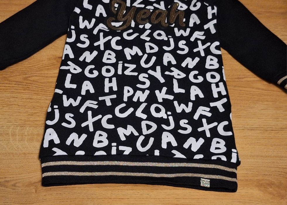 Europe Kids dresowa sukienka r.  98/104 # tunika,  dłuższa bluza