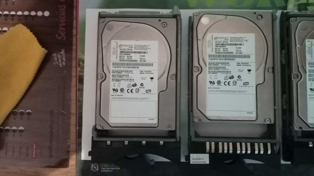 Discos Scsi 73.4Gb IBM Servidor