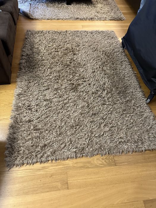 Tapetes/carpetes beje/cinzento brilhante