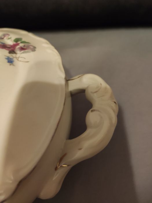 Stara porcelanowa  waza na zupę Tułowice