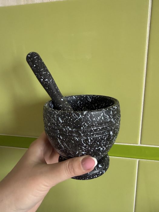Ступка з товкачиком нова
