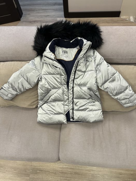 Куртка детская Zara серебро Comfortemp