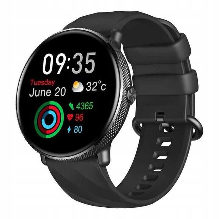 Smartwatch Zeblaze GTR 3 Pro Czarny Damski Męski Amoled Menu PL
