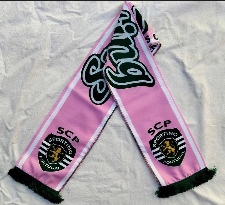 Echarpe,bufanda,scarf Rosa do Sporting
