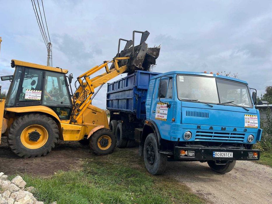Послуги екскаватора-навантажувача JCB 3CX, КамАЗ, ЗІЛ !!!