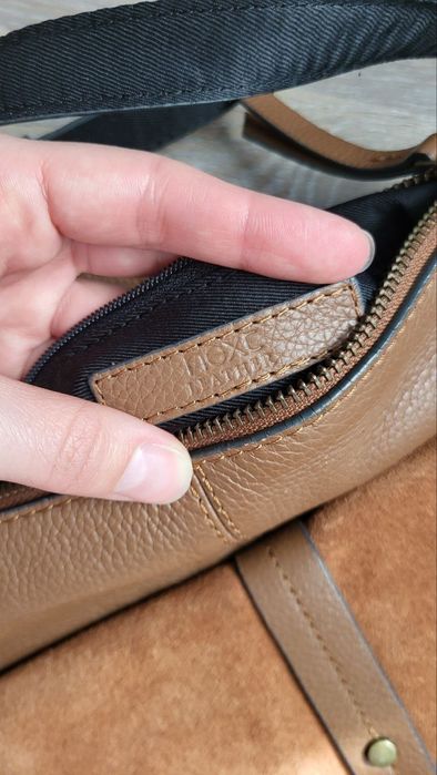 Шкірчна сумка крос боді