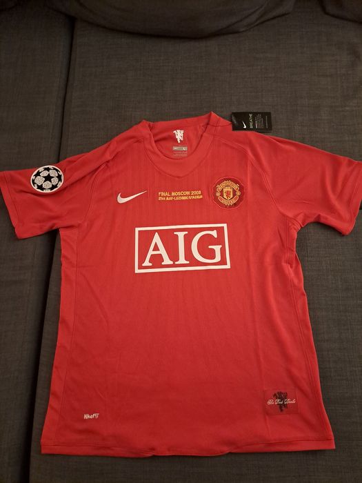 Camisola retro Manchester United 2007-08 Champions L