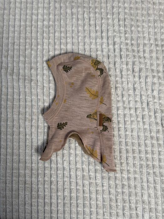 Cienka kominiarka welna merino Tiny Trolls 0-24 miesiace