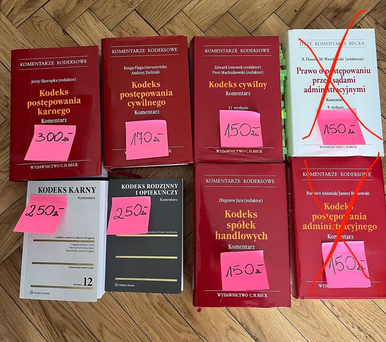 Komentarze na egzamin adwokacki/radcowski