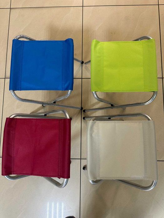 Стул табурет складной, серый, черный, бордовый