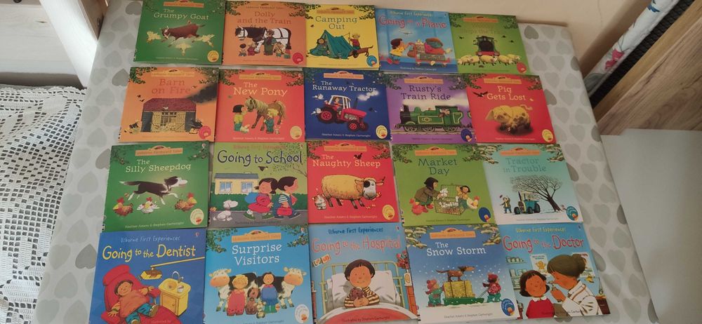 Usborne First Experiences, Farmyard Tales zestaw ksiazek DLA dzieci