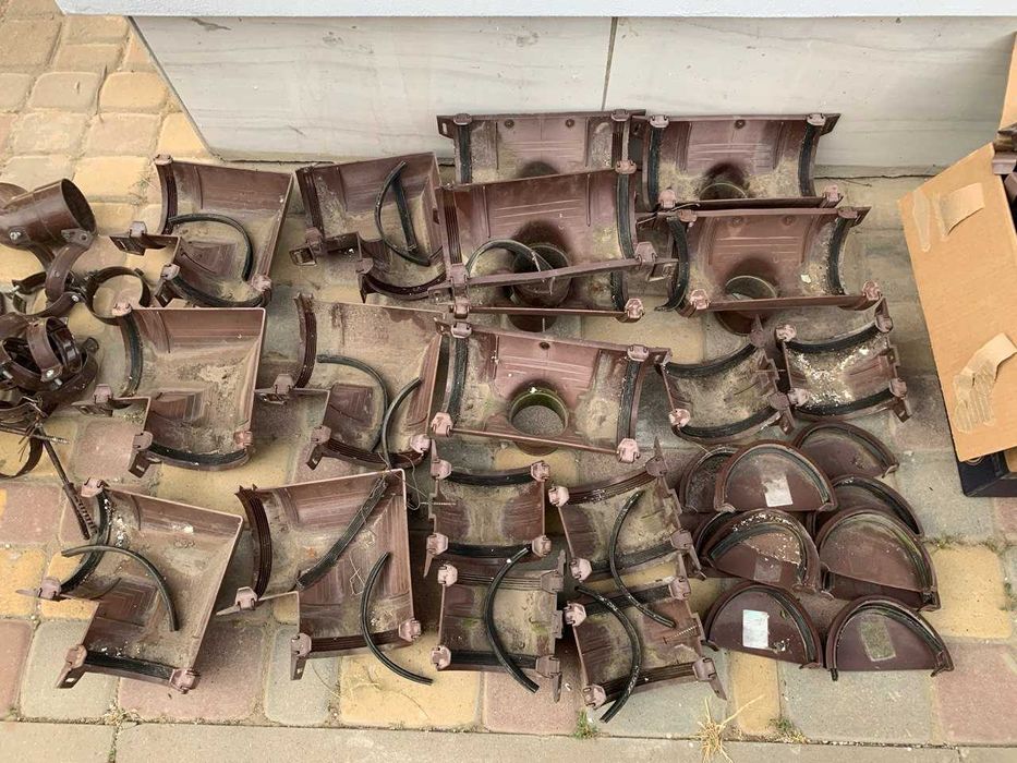 Водостічна система Hunter Rainwater Pipe 82 мм труба, жолоб 125х75 мм