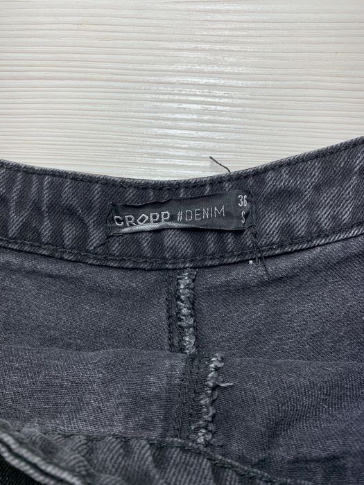 Джинсові шорти юбка Cropp чорні жіночі