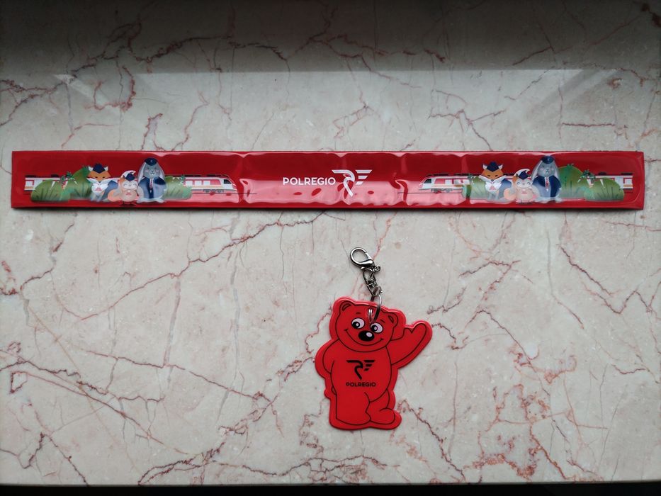 Gadżety kolejowe Polregio dla mikola