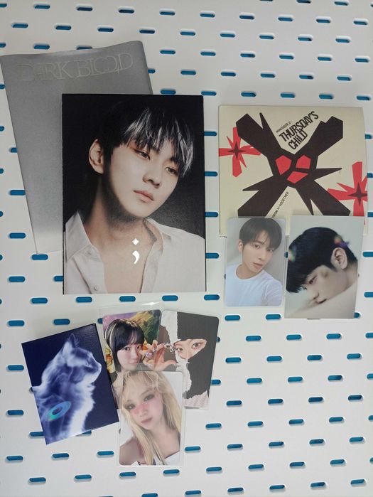 kpop albums (txt, enhypen, le sserafim, twice)