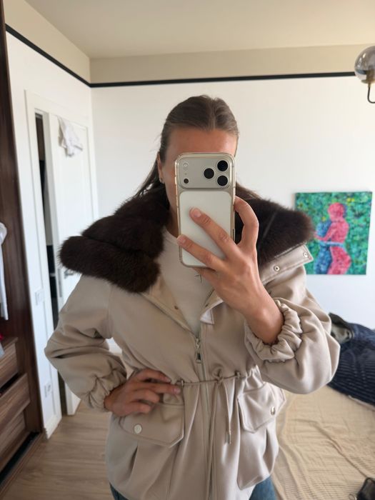 Куртка ( кашемір ) + песець