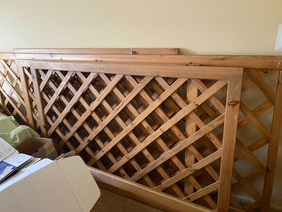 Pergole Kratki do ogrodu lita sosna od stolarza 4 sztuki