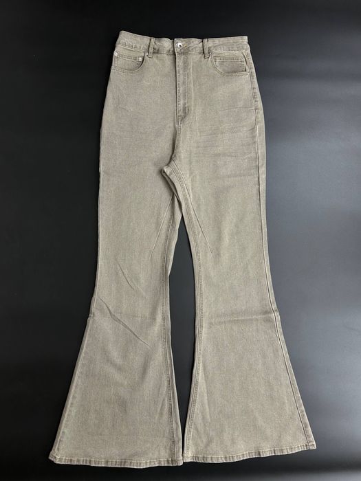 Rick owens boot cut flared jeans pants brown джинси кльош флеред рік овенс S M L XL