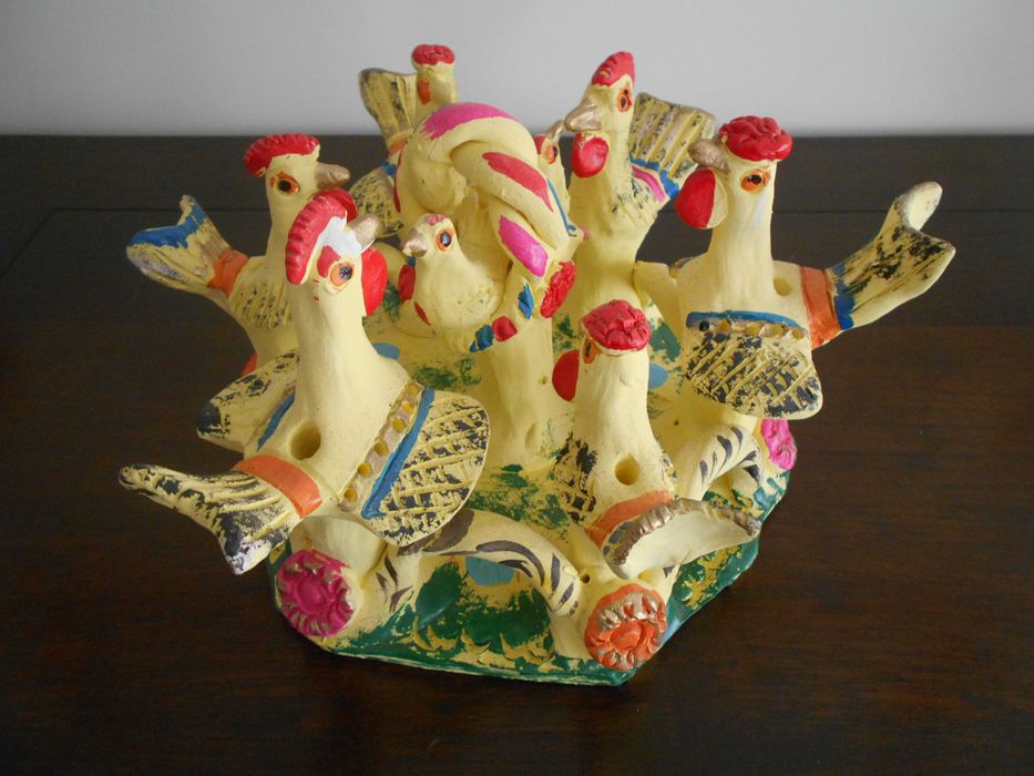 3 peças do figurado de Barcelos da afamada ceramista Júlia Côta