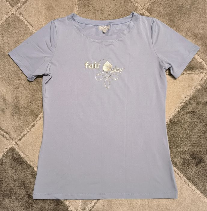 Bluzka koszulka jeździecka treningowa, Fair Play, M (38)