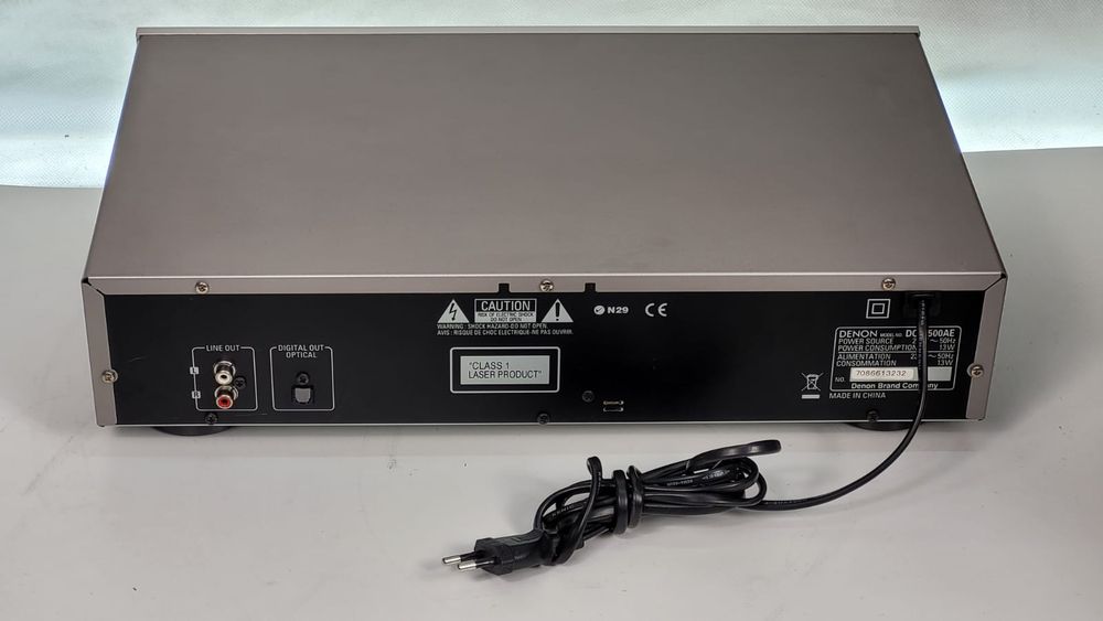 Denon DCD 500 AE Pilot odtwarzacz płyt CD szampański srebrny