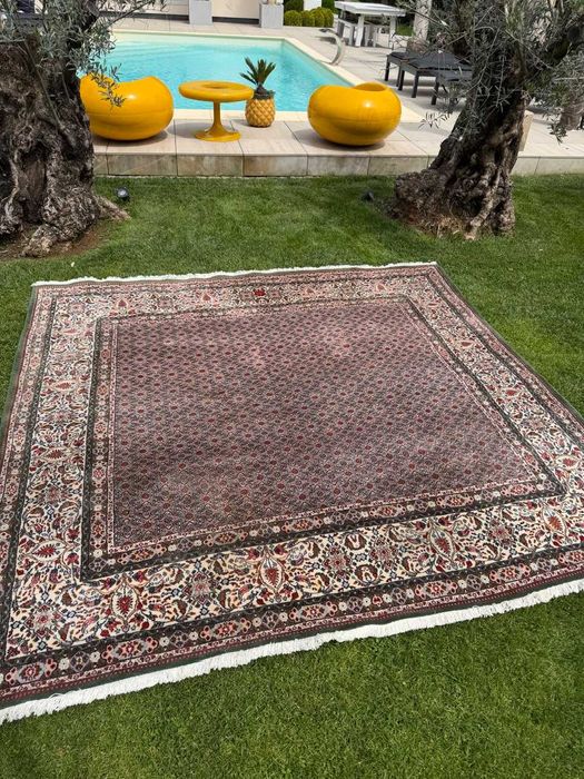 Dywan kaszmirowy r.tkany perski Iran Moud z jedwabiem 250x250 galeria24 tyś