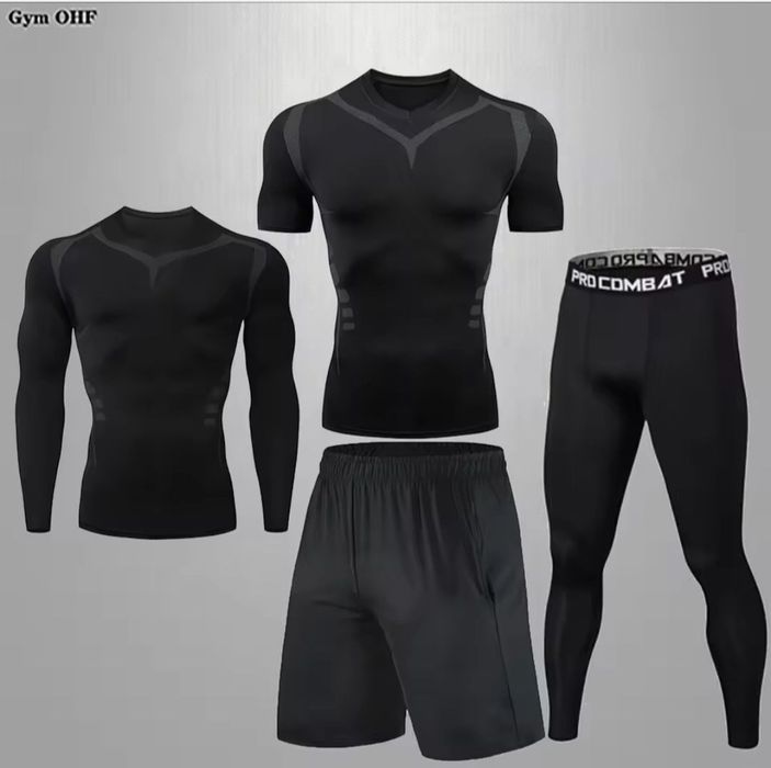 Спортивний компресійний костюм 4в1 PRO COMBAT