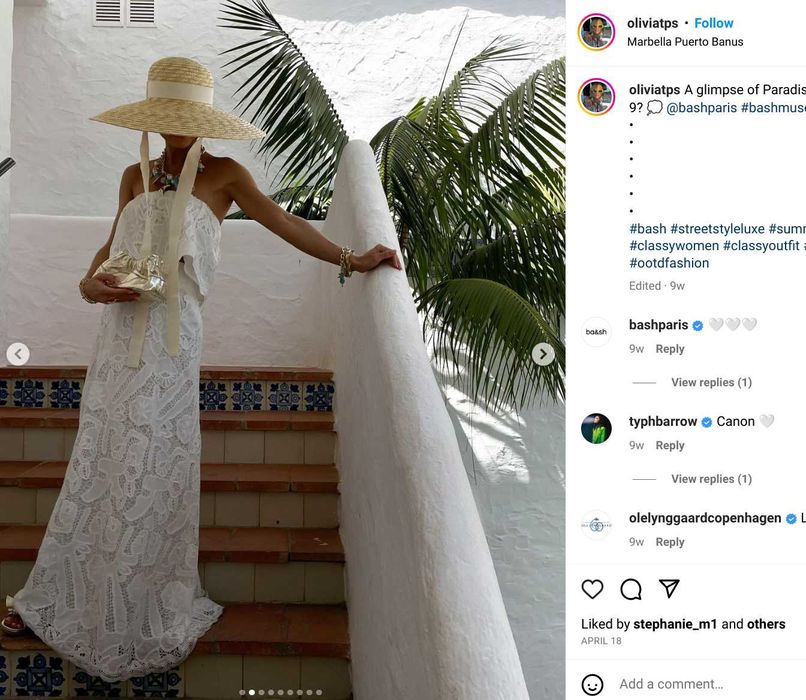 Biała suknia Ba&Sh inca koronkowa boho.