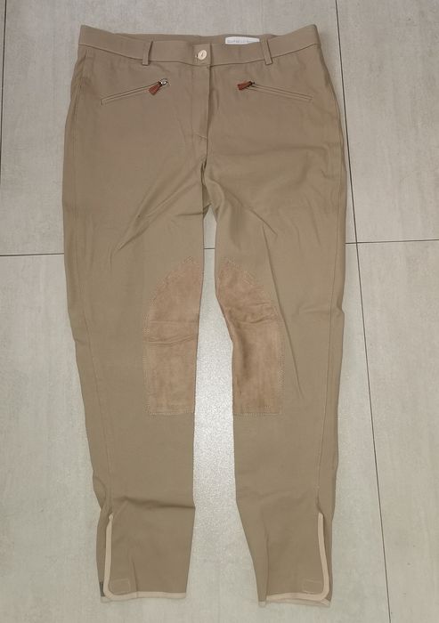 Raffaello Rossi l/xl nowe solidne bryczesy beżowe