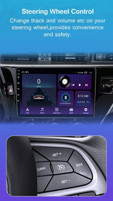 Rádio 9" Android Hyundai ix45 Santa Fé 2013-17 Carplay GPS wifi NOVO