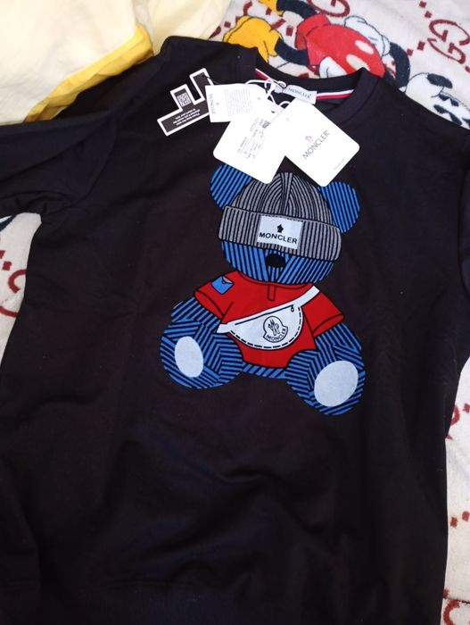 Bluza damska moncler z misiem