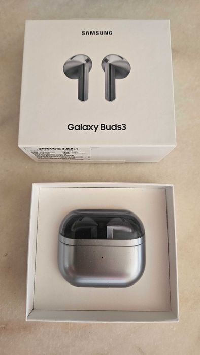 Samsung buds 3 cinzentos