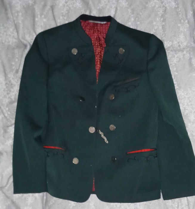 Męska marynarka/kurtka Janker Loden, marki Distler, w kolorze zielonym