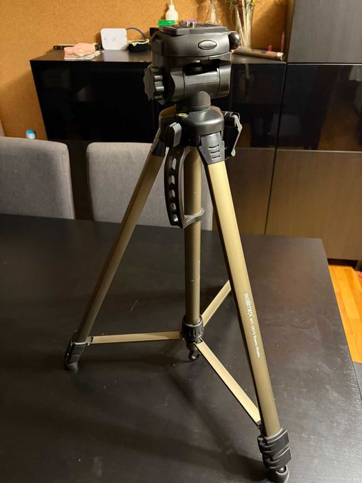 Walimex WT-3570 Basic – Tripé Fotográfico + Bolsa + Suporte para Acessórios