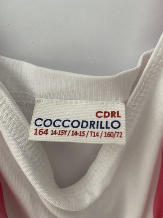 Bluzka na ramiączkach szelkach cocodrillo 164 flaming