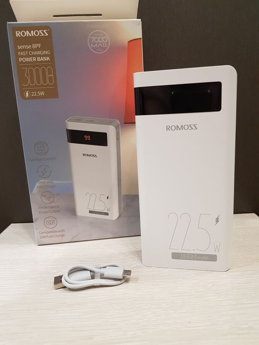 Павербанк Romoss 30000 мАч 22,5 W