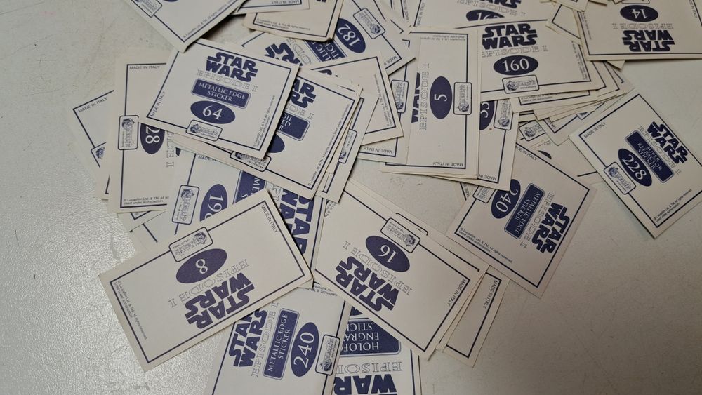 Conjunto 110 Cromos - STARWARS Episode I