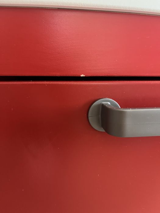 Kuchnia zabawkowa Ikea Duktig czerwona