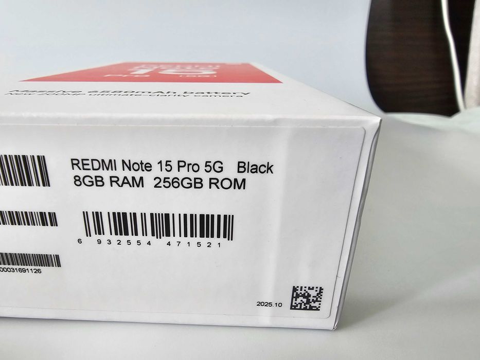 Xiaomi Redmi Note 15PRO 256GB. Novo. Dois meses de uso.