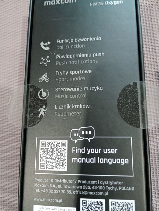 Smartwatch maxcom FW26 oxygen pro