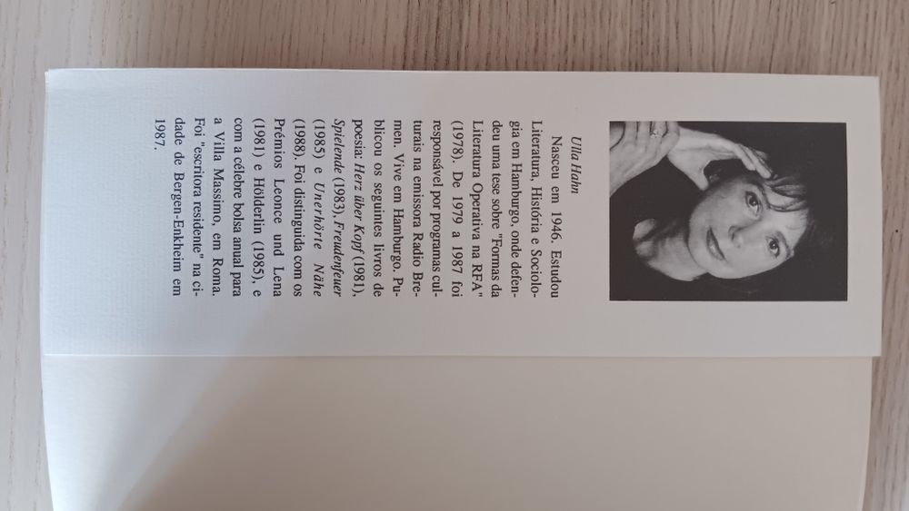 Ulla Hahn, A Sede Entre os Limites