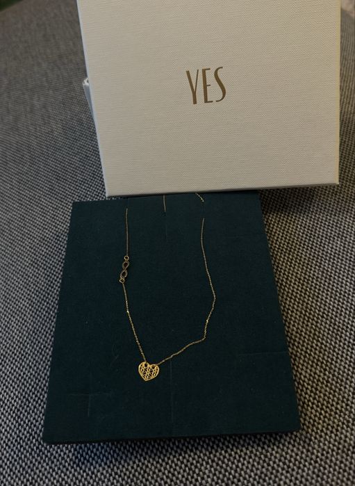 Nowy złoty naszyjnik  YES