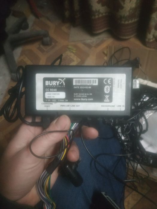 Гарнітура, вільні руки блютуз, Bury