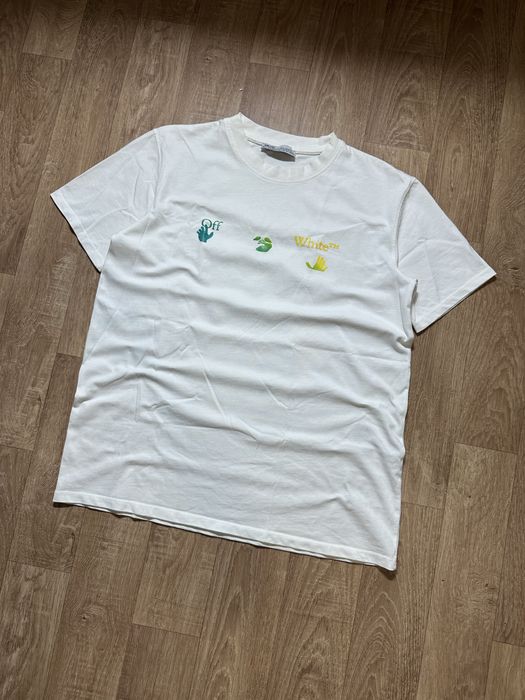Футболка Off-White Flash Date Camera Big Logo л-хл розмір гарний стан