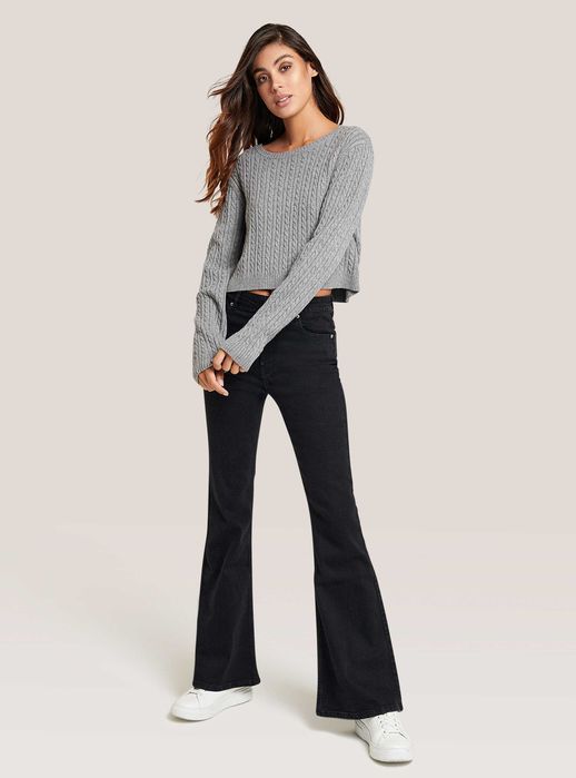 Sweter Alcott z wiskozą szary rozm. XL