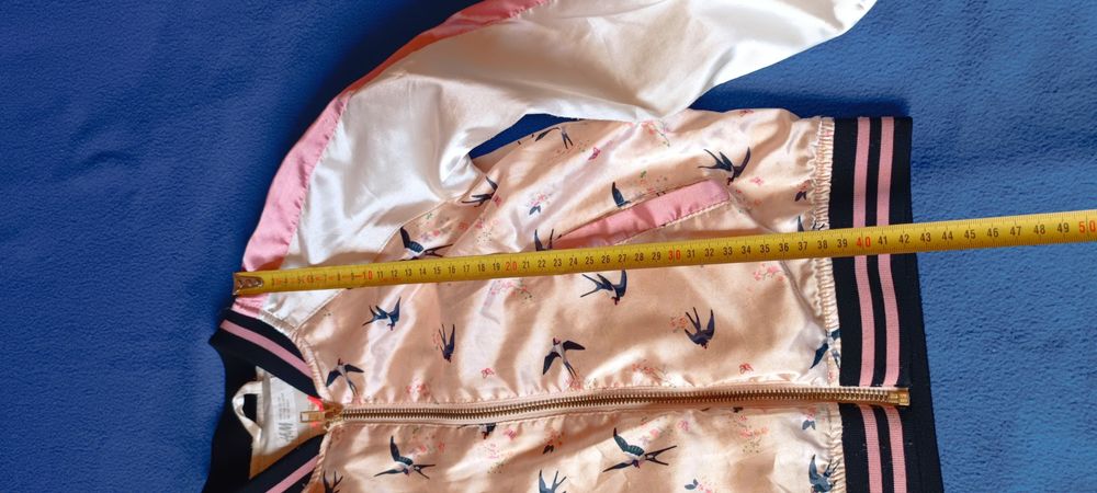 Kurtka przejściowa satynowa jaskółki hm 128