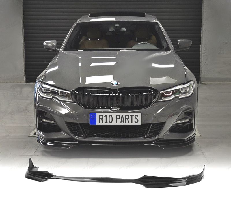 SPOILER LIP BMW G20 G21 18- LOOK M PERFORMANCE PRETO BRILHANTE